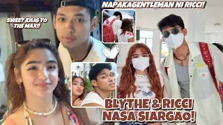 BLYTHE AT RICCI NASA SIARGAO NAMAN NGAYON 😍 NAPAKA GENTLEMAN NI RICCI