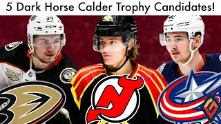 5 Dark Horse Calder Candidates For 2019-20! (Hockey Prospect Predictions & Hughes/Kakko Talk)