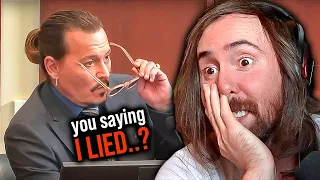 Johnny Depp CONFRONTED with Photo Evidence From Amber Heard | Asmongold Reacts to Trial