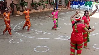 Fusco's Annanagar. Independence day 2022-23. Band procession & Welcome Dance.