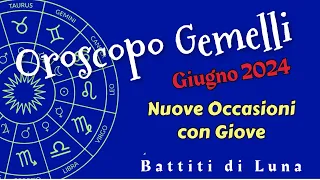 Battiti di Luna GEMELLI ♊️ Oroscopo Nuove occasioni con Giove