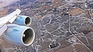 BEAUTIFUL BOEING 747! Approach & Landing at Chicago O'Hare, ORD