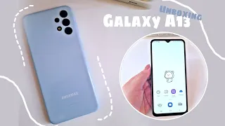 SAMSUNG GALAXY A13 unboxing + CAMERA TEST |aesthetic & calm✨️ #a13 #galaxya13 #samsung