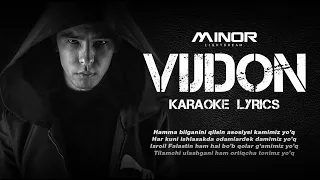 MINOR - Vijdon Karaoke Lyrics 4K