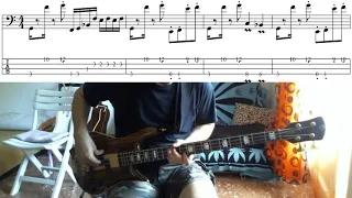 Red Hot Chili Peppers Around the world - bass cover with TAB by Roberto Fasciani