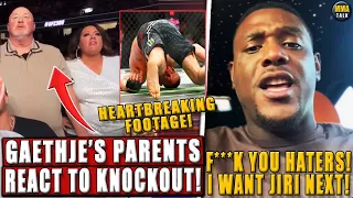HEARTBREAKING Footage of Gaethje's parents REACTING to him getting KO'd! Hill FIRES BACK at haters!