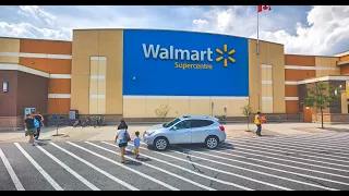 POV Supermarket Shopping - Walmart Supercentre in Markham, Ontario, Canada - September 2022