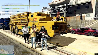 GTA 5 Roleplay#121 Phi Vụ Vận Chuyển Xe Tên Lửa Hạt Nhân Cho Quân Đội Và Cái kết Bị LĐT Chặn Đường !