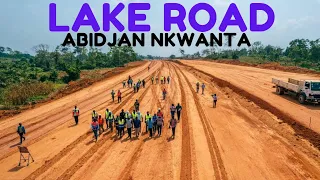 Current Update on Lake Road Dual Project via Abidjan Nkwanta to Kuntenase stretch.