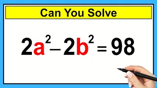 Nice Algebra Simplification | Find the Value of a and b | Math Olympiad