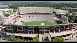 Clemson University Campus/Clemson Memorial Stadium Clemson, SC 4K Drone Footage