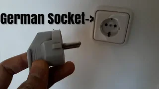 German Socket | Dan - The Travel Dude