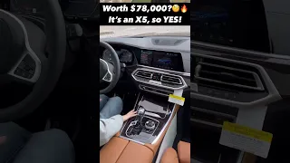 5 Reasons WHY the 2023 BMW X5 is worth $78,000 💯🔥 #shorts #carconfections