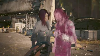 Cyberpunk 2077 She Can See Johnny!