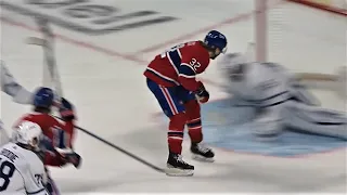 Montreal Is Exposing The Blocker Of Petr Mrazek As Rem Pitlick Makes It 5-0 In The Middle Frame