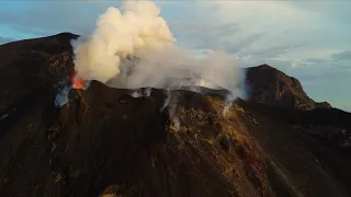 Stromboli eruptions compilation 4K