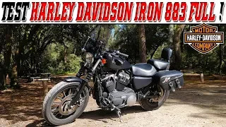 #MotoVlog 189 : TEST HARLEY DAVIDSON Sportster Iron 883 2014 FULL /  Manque un Stage 1 ?!