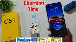 Realme C51 Battery Charging Test | Realme C51 Battery Charging Test 0% To 100% | Realme C51 charging