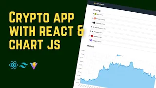Build Crypto App With React, Chart jS & Coingecko API