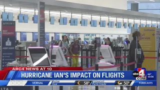 Hurricane Ian creating domino effect on travel