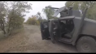Неудачная попытка ВСУшников затрофеить российскую военную машину.