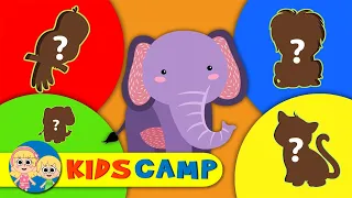 Kidscamp | Match the Animals Shape at the Zoo | Fun Learning Video