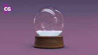 C4D Snow Globe - Cinema 4D Tutorial (Free Project)