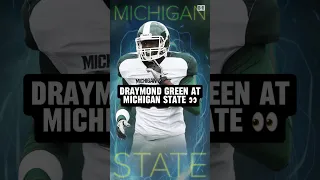 When Draymond played in a Michigan State spring football game 😆