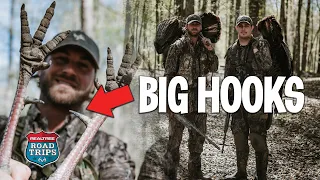 RILEY GREEN hunts ALL of our TURKEYS | Mid Day Double | 3 HUNTS in 3 STATES
