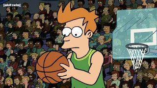 Time Travel Basketball | Futurama | adult swim