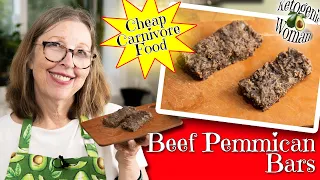 Beef Pemmican Bars | Cheap Carnivore Food for Hiking and Travel