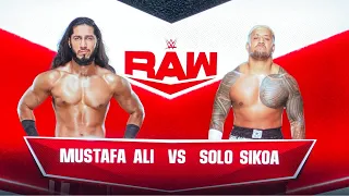 Mustafa Ali vs Solo Sikoa | WWE RAW 16.1.2023