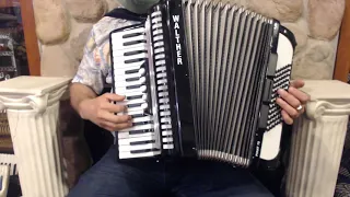 4654 - Black Walther Pirat 72 Weltmeister Achat Piano Accordion LMM 34 72 $1499