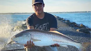 MURRELLS INLET Primetime BULL RED Fishing | Myrtle Beach SC