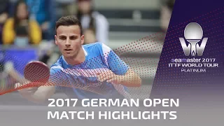 2017 German Open Highlights: Zhang Jike vs Tiago Apolonia (R1)