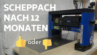 Scheppach Dickenhobel PLM 1800 (nach 12 Monaten)