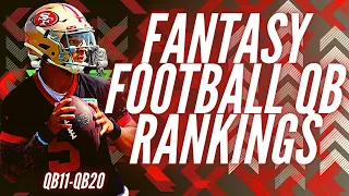 2021 Fantasy Football Quarterback Rankings (QB11-20)
