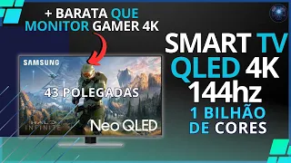 QUAL A MELHOR TV PARA COMPRAR EM 2024? Conheça a QN90C Smart tv 4k Qled 144hz gamer da Samsung!