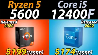 R5 5600 vs. i5-12400F | How Much Performance Difference?