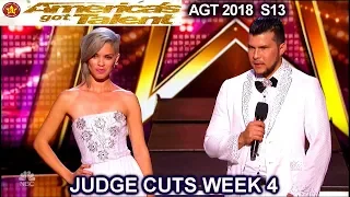 Sixto and Lucia Quick Change Duo America's Got Talent 2018 Judge Cuts 4 AGT