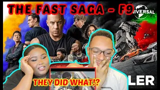 F9 - Official Trailer 2 REACTION | FAST AND FURIOUS 9 TRAILER REACTION - COUPLE REACTON TO FAST 9