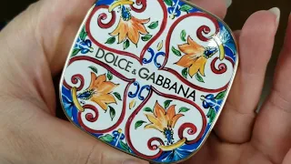 Dolce & Gabbana haul! Red lace edition blush, Solar glow contour duo, intenseyeshadow stick and more