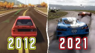 Evolution of Forza Horizon Games 2012 to 2021