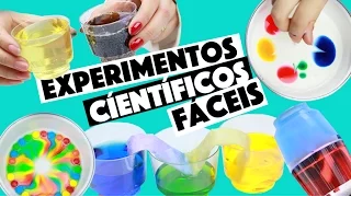 IDEIAS INCRÍVEIS PARA FAZER EM CASA #4 - EXPERIMENTOS CIENTÍFICOS!!! 😱 | KIM ROSACUCA