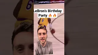 LeBron’s Birthday Party #nba #shorts #nbashorts #lebronjames #lakers #lakersnation #atlanta #viral