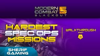 Modern Combat 5: HARDEST Spec-Ops Missions (Walkthrough - Part 11)