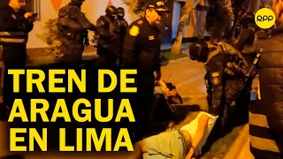 Incautan armas de guerra: Detienen a 30 presuntos integrantes del 'Tren de Aragua' en Lima