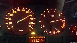 BMW E39 530i Acceleration 0-200