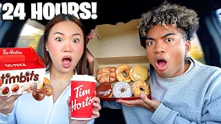 We Ate Tim Horton's For 24 Hours!!