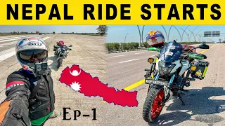 INTERNATIONAL NEPAL🇳🇵RIDE STARTS 🏍️ DELHI TO BASTI | EP-1